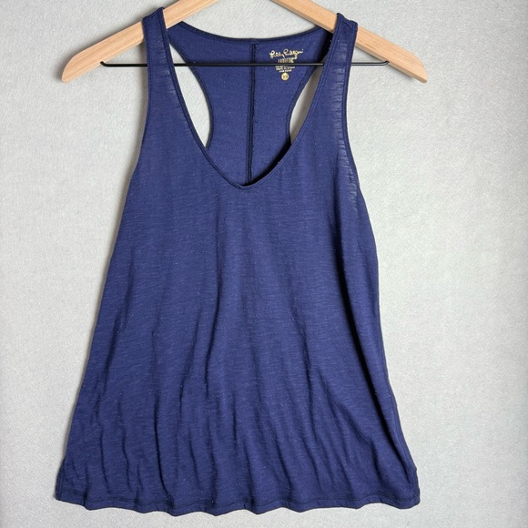 Lilly Pulitzer Women’s Luxletic Navy Racerback Tank size XS - Picture 1 of 7